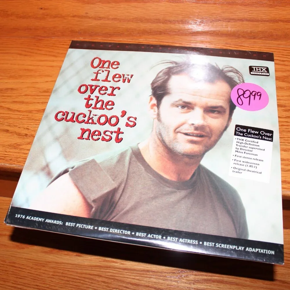 3/$118❤️new ONE FLEW OVER THE CUCKOO'S NEST Pioneer Special Edition 2-Laserdisc - Picture 2 of 8